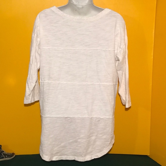 💗 Mod-O-Doc women's 3/4 Sleeve White Shirt Size S - Picture 7 of 8